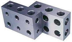 Suburban Tool - 0.0001 Squareness Per Inch, Hardened Steel, 1-2-3 Block with 11 Hole Setup Block - 5/16 - 18 Inch Tapped Hole Size, Sold As Matched Pair - Best Tool & Supply