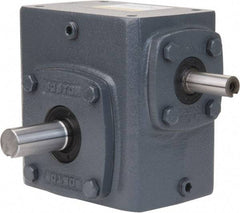 Boston Gear - 2.38 Centerline Distance, 15:1, 117 RPM Output, 2.34 Input Horsepower, 1,159 Lbs. Max Torque, Speed Reducer - Single Shaft Left - Best Tool & Supply