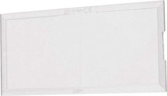 PRO-SAFE - 4-1/4" Wide x 2" High, Polycarbonate Cover Plate - Clear, Universal Mount - Best Tool & Supply