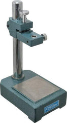 Fowler - Steel, Rectangular Base, Comparator Gage Stand - 8-1/2" High, 6" Base Length x 4" Base Width x 1-1/2" Base Height, Includes Holder - Best Tool & Supply