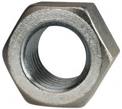 Value Collection - 1-3/4 - 5 UNC Steel Right Hand Hex Nut - 2-5/8" Across Flats, 1-1/2" High, Zinc Clear Finish - Best Tool & Supply