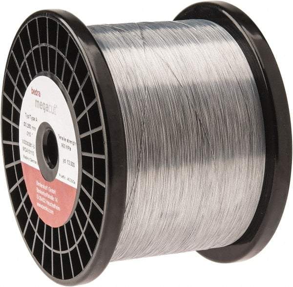 GISCO - CuZn36 Zinc Coated, Hard Grade Electrical Discharge Machining (EDM) Wire - 900 N per sq. mm Tensile Strength, Megacut A Series - Best Tool & Supply