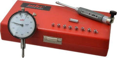 Value Collection - 9 Anvil, 0.24 to 0.4" Dial Bore Gage - 0.001" Graduation, 1.57" Gage Depth - Best Tool & Supply