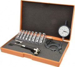 Mitutoyo - 8 Anvil, 0.4 to 0.7" Dial Bore Gage - 0.0005" Graduation, 2.4" Gage Depth, Accurate to 0.00016" - Best Tool & Supply