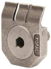 Mitee-Bite - 2-1/2mm Clamping Height, 880 Lb Clamping Pressure, Standard Height Swivel Stop Positioning Stop - 2-1/2mm Jaw Height, Spring Steel, Series Mitee-Bite Kopal Mini Clamps - Best Tool & Supply