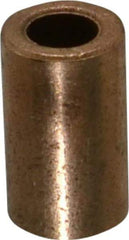 Boston Gear - 1/4" Inside x 7/16" Outside Diam, Oil Impregnated Bronze SAE-841 Sleeve Bearing - 3/4" OAL - Best Tool & Supply