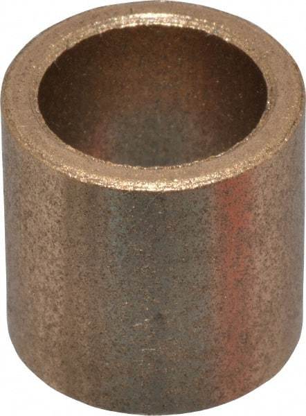 Boston Gear - 3/8" Inside x 1/2" Outside Diam, Oil Impregnated Bronze SAE-841 Sleeve Bearing - 1/2" OAL - Best Tool & Supply