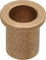 Boston Gear - 5/8" Inside x 3/4" Outside Diam, Oil Impregnated Bronze Sleeve Bearing - 1" Flange Outside Diam, 1/8" Flange Thickness, 1" OAL - Best Tool & Supply