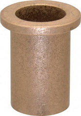 Boston Gear - 5/8" Inside x 3/4" Outside Diam, Oil Impregnated Bronze Sleeve Bearing - 1" Flange Outside Diam, 1/8" Flange Thickness, 1-1/4" OAL - Best Tool & Supply