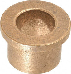 Boston Gear - 5/8" Inside x 7/8" Outside Diam, Oil Impregnated Bronze Sleeve Bearing - 1-1/8" Flange Outside Diam, 5/32" Flange Thickness, 3/4" OAL - Best Tool & Supply