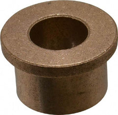 Boston Gear - 5/8" Inside x 1" Outside Diam, Oil Impregnated Bronze Sleeve Bearing - 1-1/4" Flange Outside Diam, 5/32" Flange Thickness, 3/4" OAL - Best Tool & Supply