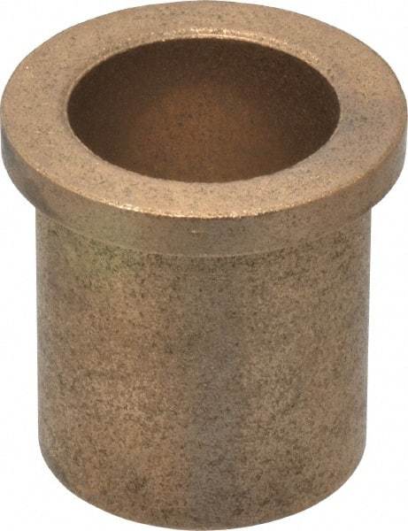 Boston Gear - 1" Inside x 1-1/4" Outside Diam, Oil Impregnated Bronze Sleeve Bearing - 1-1/2" Flange Outside Diam, 3/16" Flange Thickness, 1-1/2" OAL - Best Tool & Supply