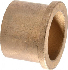 Boston Gear - 1-1/4" Inside x 1-1/2" Outside Diam, Oil Impregnated Bronze Sleeve Bearing - 1-3/4" Flange Outside Diam, 3/16" Flange Thickness, 1-1/4" OAL - Best Tool & Supply