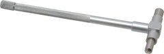 Value Collection - 1-1/4 to 2-1/8 Inch, 5.85 Inch Overall Length, Telescoping Gage - 5 Inch Long Handle, Hardened Tool Steel, Satin Chrome Finish - Best Tool & Supply