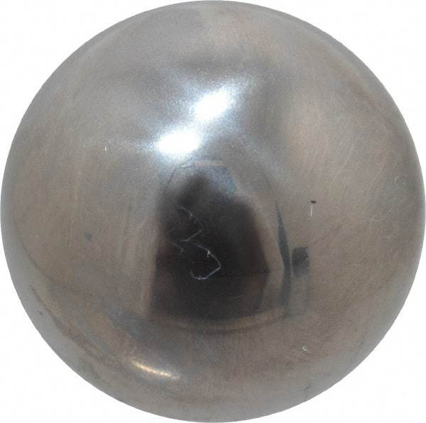 SPI - 17/32 Inch Diameter, Chrome Steel Gage Ball - 0.0001 Inch Tolerance, Grade 25 Accuracy, 63 RC Hardness, AFBMA Certification - Best Tool & Supply