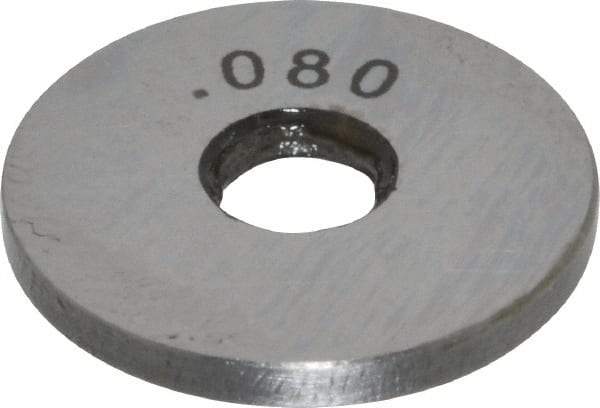 Value Collection - 0.08" Round Steel Spacer Block - Accuracy Grade B - Best Tool & Supply