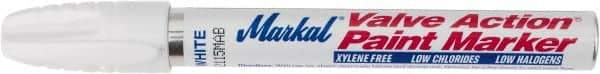 Markal - White Lead-Free Paint Marker - Alcohol Base Ink - Best Tool & Supply