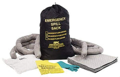 Brady SPC Sorbents - 10 Gal Capacity Oil Only Spill Kit - Sack - Best Tool & Supply