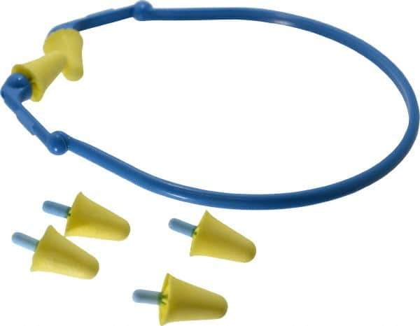 3M - Reusable, Banded, 25 dB Earplugs - Yellow, 1 Band, 2 Pairs of Pods - Best Tool & Supply