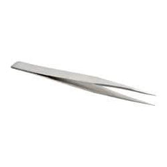 Value Collection - 5" OAL AA-SS Precision Tweezers - Strong Bevel - Best Tool & Supply