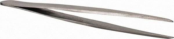 Value Collection - 4-1/2" OAL Stainless Steel Assembly Tweezers - Strong Sharp Points - Best Tool & Supply