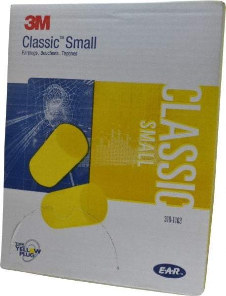 3M - Disposable, Uncorded, 29 dB, Barrel Earplugs - Yellow, 200 Pairs - Best Tool & Supply