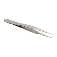 Erem - 4-1/2" OAL 2-SA Precision Tweezers - Medium Taper Precision Point - Best Tool & Supply