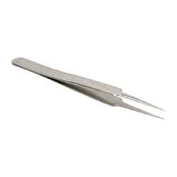 Erem - 4-1/2" OAL 5-SA Precision Tweezers - Micro Fine Taper Point - Best Tool & Supply