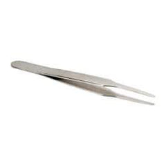 Erem - 4-1/2" OAL 2A-SA Precision Tweezers - Round Tapered Tip - Best Tool & Supply