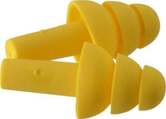 Aearo E-A-R - Reusable, Uncorded, 25 dB, Flange Earplugs - Yellow, 20 Pairs - Best Tool & Supply