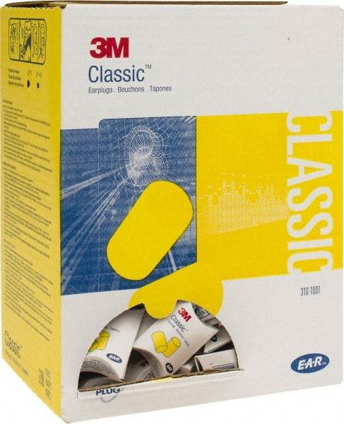 3M - Disposable, Uncorded, 29 dB Earplugs - Yellow, 200 Pairs - Best Tool & Supply