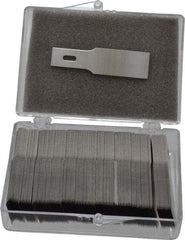 Excel - 100 Piece Steel Hobby Blade - 1-13/16" OAL - Best Tool & Supply