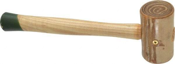 Garland - 1-1/4 Lb Head Weighted Rawhide Mallet - 12" Long Wood Handle - Best Tool & Supply