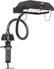 Electrix - 27 Inch, Gooseneck, Clamp on, Halogen, Black, General Purpose Task Light - 100 Watt, Nonmagnifying - Best Tool & Supply