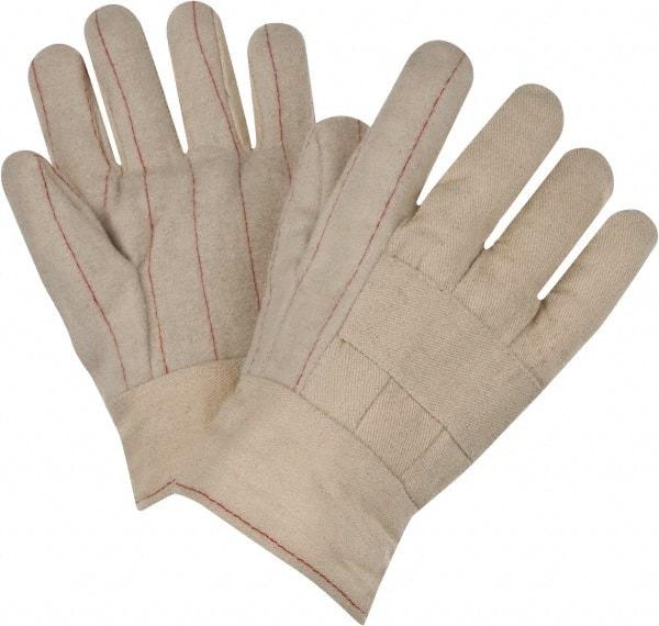 PRO-SAFE - Size Universal Unlined Cotton Hot Mill Glove - 15" OAL, Band Top Cuff - Best Tool & Supply