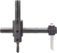 General - 1-3/4 to 7-7/8" Cutting Diam, Circle Cutter Tool - Straight Shank, 1/2" Shank Diam - Best Tool & Supply