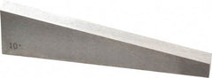 Value Collection - 10° Angle, 3 Inch Long, Angle Block - 55 RC Hardness - Best Tool & Supply