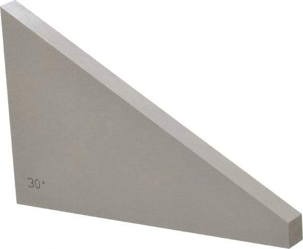 Value Collection - 30° Angle, 3 Inch Long, Angle Block - 55 RC Hardness - Best Tool & Supply