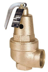 Conbraco - 1-1/4" Inlet, 1-1/4" Outlet, ASME Safety Relief Valve - 30 Max psi, 2,316,000 BTUs - Best Tool & Supply