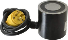 Mag-Mate - 3" Diam, 25 Watts, 370 Lb Max Magnetic Pull Electromagnet - 5/16-18 Thread, 120 AC Output Voltage - Best Tool & Supply