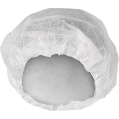 KleenGuard - Size M, 21 Inch Diameter Bouffant Cap - White, Polypropylene, Approved By ANSI/ISEA 101-1996, ISO Class 8 - Best Tool & Supply