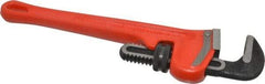 Ridgid - 12" Cast Iron Straight Pipe Wrench - 2" Pipe Capacity - Best Tool & Supply