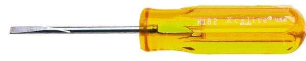 Xcelite - Standard Slotted Screwdriver - Round Shank, Acetate Handle - Best Tool & Supply