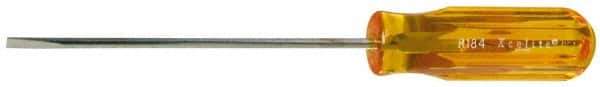 Xcelite - Standard Slotted Screwdriver - Round Shank, Acetate Handle - Best Tool & Supply