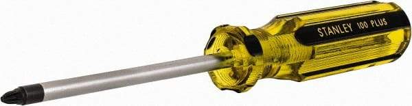 Stanley - #2, 8-1/4" OAL, Standard Phillips Screwdriver - 4" Blade Length, Round Shank, Acetate Handle - Best Tool & Supply