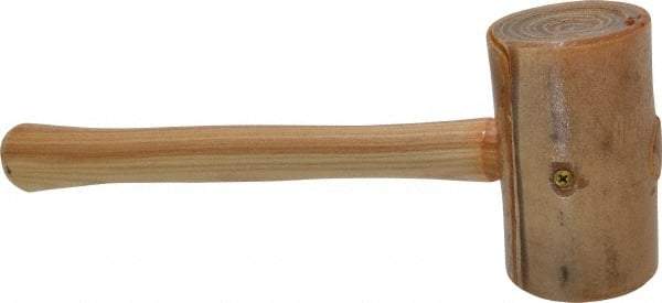 Garland - 1-1/2 Lb Head Rawhide Mallet - Wood Handle - Best Tool & Supply