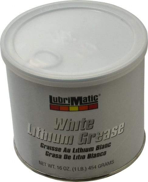 LubriMatic - 16 oz Can Lithium General Purpose Grease - White, 290°F Max Temp, NLGIG 2, - Best Tool & Supply