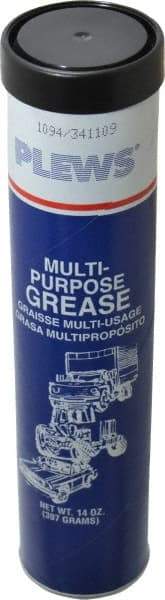 LubriMatic - 14 oz Cartridge Lithium General Purpose Grease - Black, 275°F Max Temp, NLGIG 1-1/2, - Best Tool & Supply