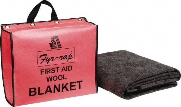 Steiner - Wool Fire Blanket - 7 Ft. Long x 62 Inch Wide, Comes in Tote Bag - Best Tool & Supply