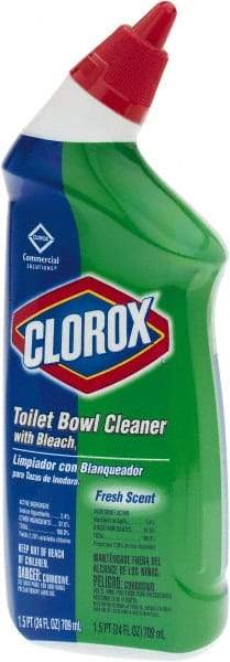 Clorox - 24 oz Bottle Gel Toilet Bowl Cleaner - Bleach Scent, Disinfectant, Nonacidic, Toilet Bowl - Best Tool & Supply